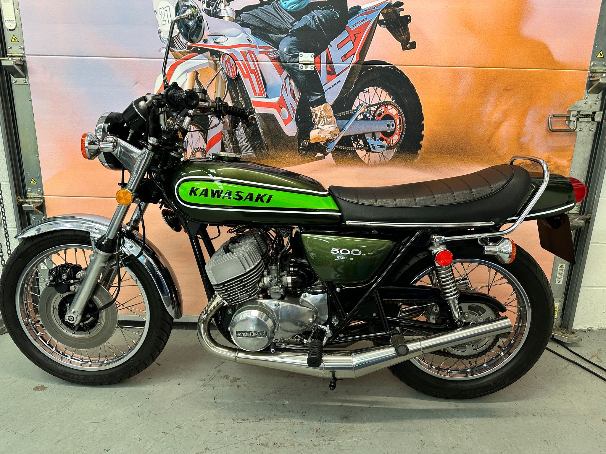 H1 500 Mach 111 Triple (498cc) 1973